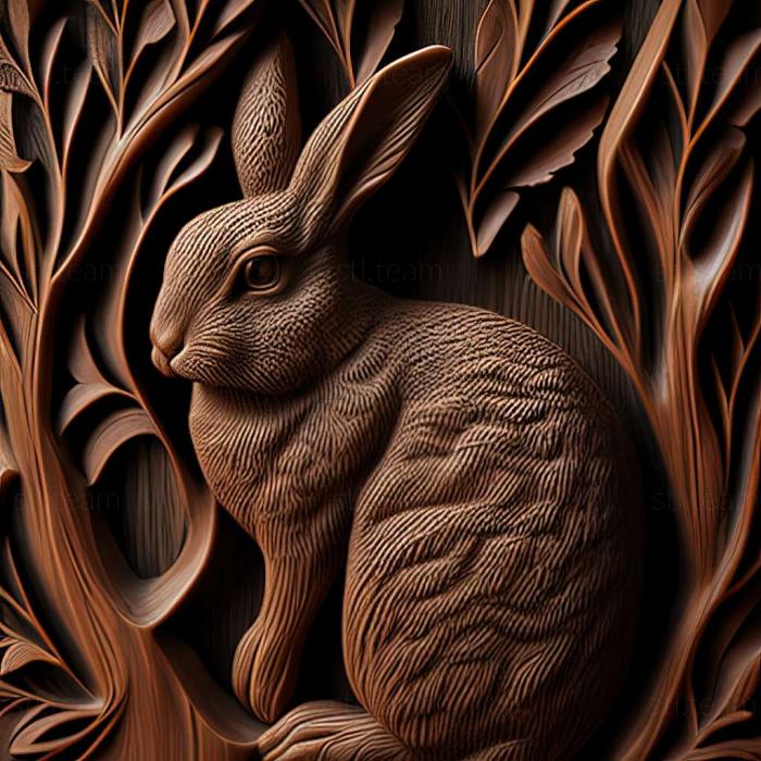 3D модель Великодній заєць (STL)